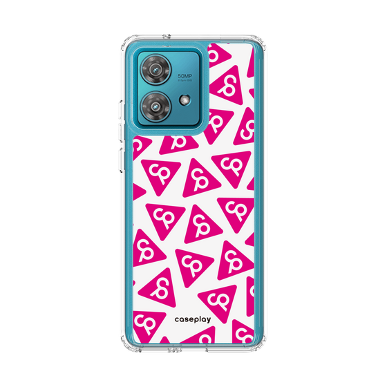 スリムプロテクションケース［ オリジナル - CASEPLAYロゴマーク - ピンク ］