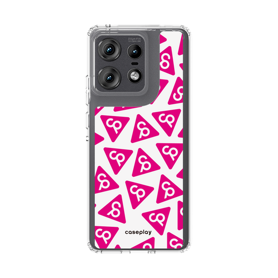 スリムプロテクションケース［ オリジナル - CASEPLAYロゴマーク - ピンク ］