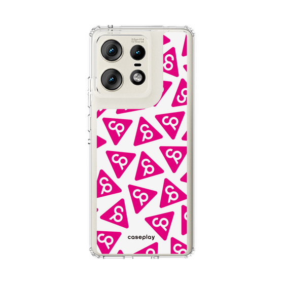 スリムプロテクションケース［ オリジナル - CASEPLAYロゴマーク - ピンク ］