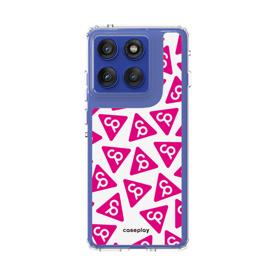 スリムプロテクションケース［ オリジナル - CASEPLAYロゴマーク - ピンク ］