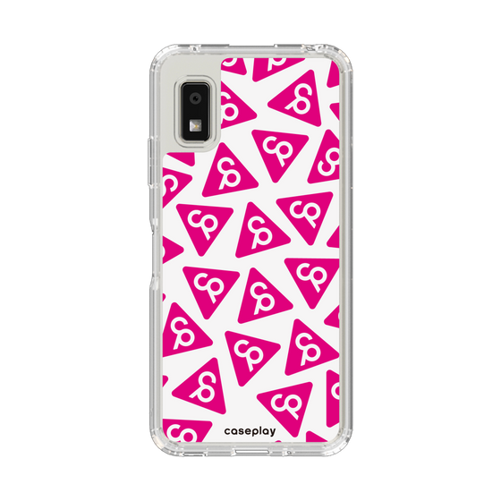 スリムプロテクションケース［ オリジナル - CASEPLAYロゴマーク - ピンク ］