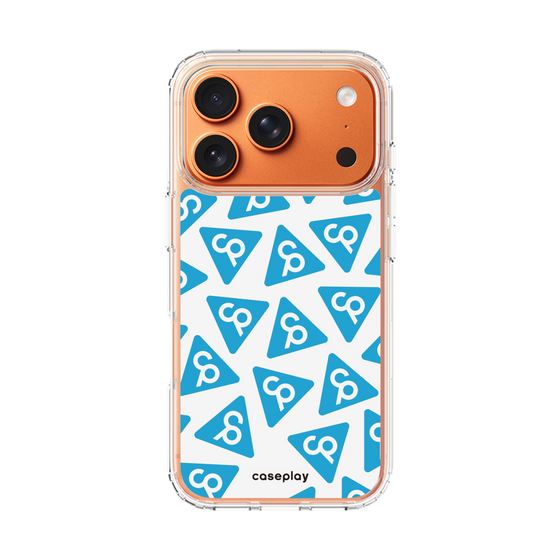 スリムプロテクションケース［ オリジナル - CASEPLAYロゴマーク - ライトブルー ］