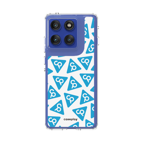 スリムプロテクションケース［ オリジナル - CASEPLAYロゴマーク - ライトブルー ］