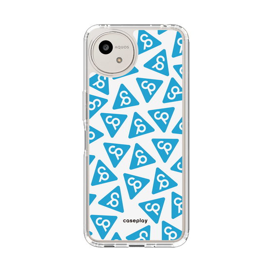 スリムプロテクションケース［ オリジナル - CASEPLAYロゴマーク - ライトブルー ］