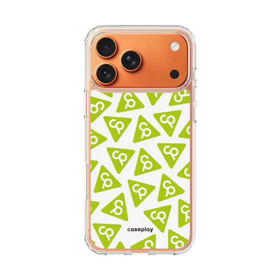スリムプロテクションケース［ オリジナル - CASEPLAYロゴマーク - グリーン ］