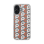 スリムプロテクションケース［ オリジナル - CASEPLAYイニシャル総柄 - オレンジ ］