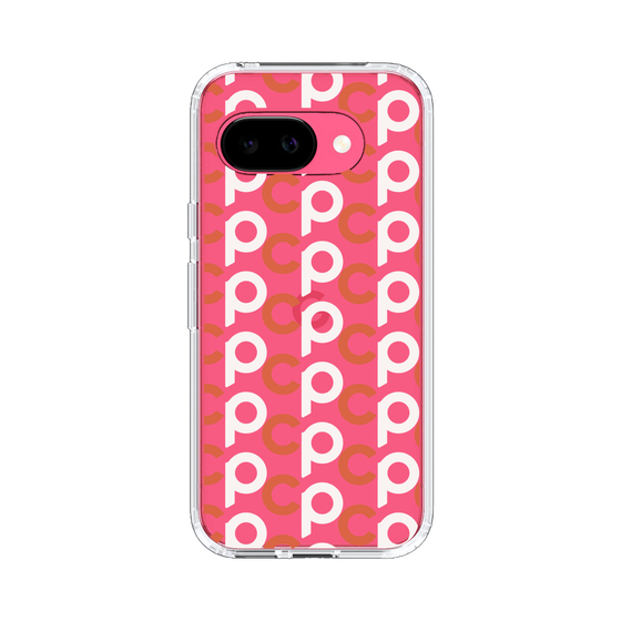 スリムプロテクションケース［ オリジナル - CASEPLAYイニシャル総柄 - オレンジ ］