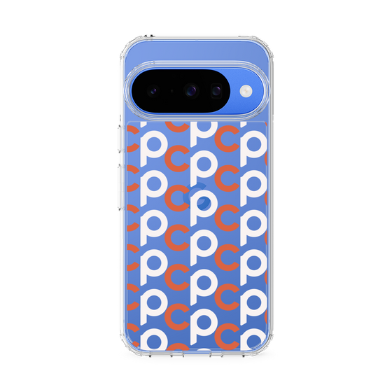 スリムプロテクションケース［ オリジナル - CASEPLAYイニシャル総柄 - オレンジ ］