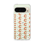 スリムプロテクションケース［ オリジナル - CASEPLAYイニシャル総柄 - オレンジ ］