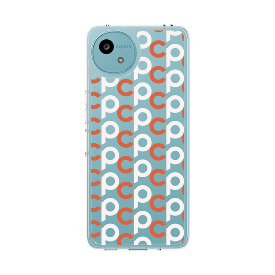 スリムプロテクションケース［ オリジナル - CASEPLAYイニシャル総柄 - オレンジ ］