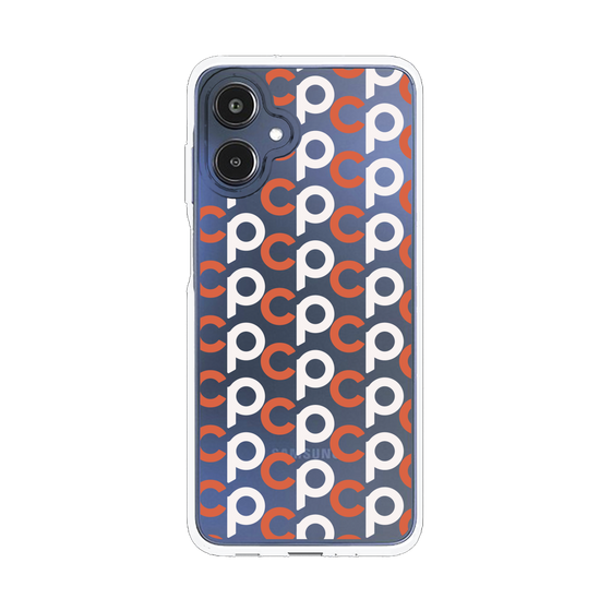 スリムプロテクションケース［ オリジナル - CASEPLAYイニシャル総柄 - オレンジ ］