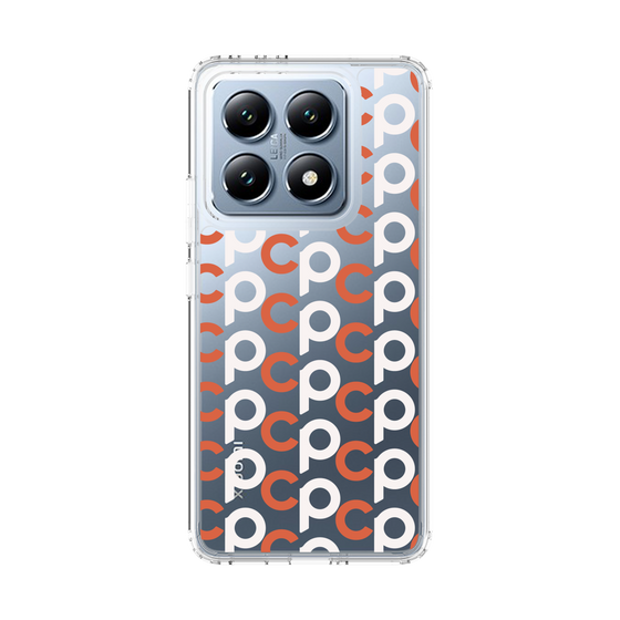 スリムプロテクションケース［ オリジナル - CASEPLAYイニシャル総柄 - オレンジ ］