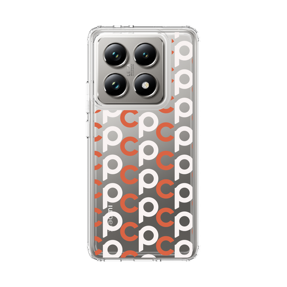 スリムプロテクションケース［ オリジナル - CASEPLAYイニシャル総柄 - オレンジ ］