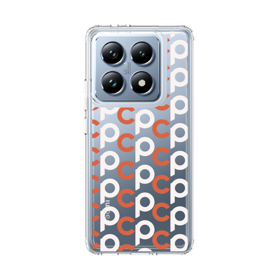 スリムプロテクションケース［ オリジナル - CASEPLAYイニシャル総柄 - オレンジ ］
