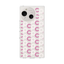 スリムプロテクションケース［ オリジナル - CASEPLAYイニシャル総柄 - ピンク ］
