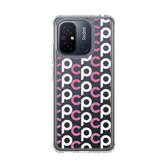 スリムプロテクションケース［ オリジナル - CASEPLAYイニシャル総柄 - ピンク ］