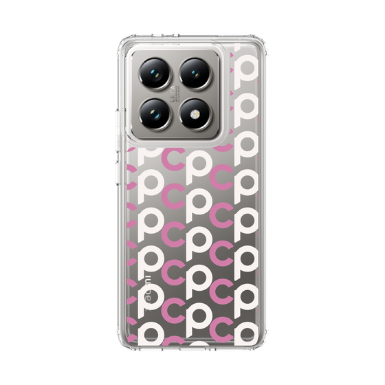 スリムプロテクションケース［ オリジナル - CASEPLAYイニシャル総柄 - ピンク ］