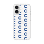 スリムプロテクションケース［ オリジナル - CASEPLAYイニシャル総柄 - ネイビー ］