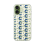 スリムプロテクションケース［ オリジナル - CASEPLAYイニシャル総柄 - ネイビー ］