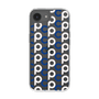 スリムプロテクションケース［ オリジナル - CASEPLAYイニシャル総柄 - ネイビー ］