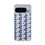 スリムプロテクションケース［ オリジナル - CASEPLAYイニシャル総柄 - ネイビー ］