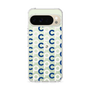 スリムプロテクションケース［ オリジナル - CASEPLAYイニシャル総柄 - ネイビー ］