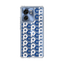 スリムプロテクションケース［ オリジナル - CASEPLAYイニシャル総柄 - ネイビー ］