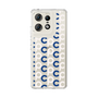 スリムプロテクションケース［ オリジナル - CASEPLAYイニシャル総柄 - ネイビー ］