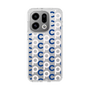 スリムプロテクションケース［ オリジナル - CASEPLAYイニシャル総柄 - ネイビー ］