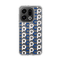 スリムプロテクションケース［ オリジナル - CASEPLAYイニシャル総柄 - ネイビー ］