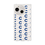 スリムプロテクションケース［ オリジナル - CASEPLAYイニシャル総柄 - ネイビー ］
