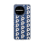 スリムプロテクションケース［ オリジナル - CASEPLAYイニシャル総柄 - ネイビー ］
