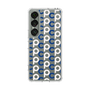 スリムプロテクションケース［ オリジナル - CASEPLAYイニシャル総柄 - ネイビー ］