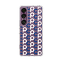 スリムプロテクションケース［ オリジナル - CASEPLAYイニシャル総柄 - ネイビー ］