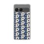スリムプロテクションケース［ オリジナル - CASEPLAYイニシャル総柄 - ネイビー ］
