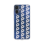 スリムプロテクションケース［ オリジナル - CASEPLAYイニシャル総柄 - ネイビー ］