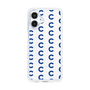 スリムプロテクションケース［ オリジナル - CASEPLAYイニシャル総柄 - ネイビー ］