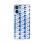スリムプロテクションケース［ オリジナル - CASEPLAYイニシャル総柄 - ネイビー ］