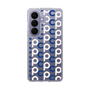 スリムプロテクションケース［ オリジナル - CASEPLAYイニシャル総柄 - ネイビー ］