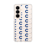 スリムプロテクションケース［ オリジナル - CASEPLAYイニシャル総柄 - ネイビー ］