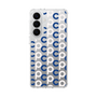 スリムプロテクションケース［ オリジナル - CASEPLAYイニシャル総柄 - ネイビー ］