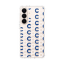 スリムプロテクションケース［ オリジナル - CASEPLAYイニシャル総柄 - ネイビー ］
