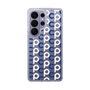 スリムプロテクションケース［ オリジナル - CASEPLAYイニシャル総柄 - ネイビー ］