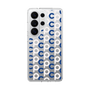 スリムプロテクションケース［ オリジナル - CASEPLAYイニシャル総柄 - ネイビー ］