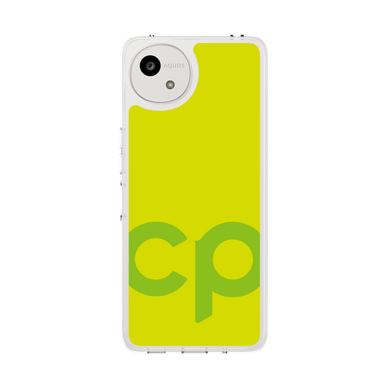 スリムプロテクションケース［ オリジナル - CASEPLAYイニシャル - グリーン ］
