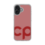スリムプロテクションケース［ オリジナル - CASEPLAYイニシャル - レッド ］