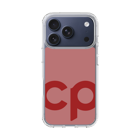 スリムプロテクションケース［ オリジナル - CASEPLAYイニシャル - レッド ］