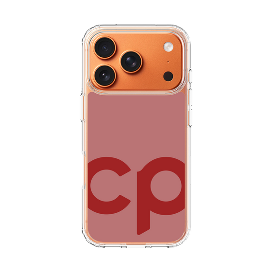 スリムプロテクションケース［ オリジナル - CASEPLAYイニシャル - レッド ］