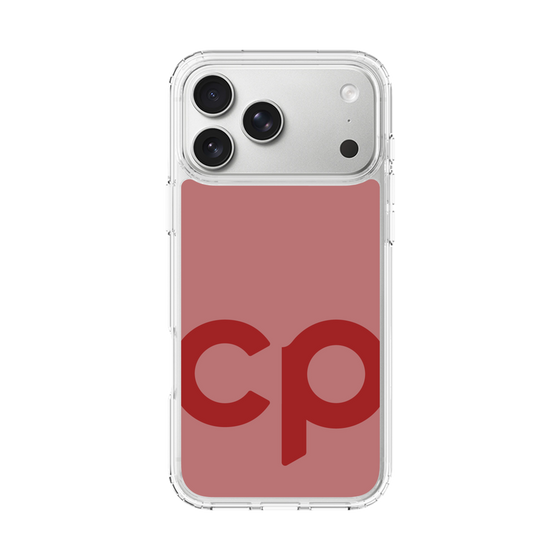 スリムプロテクションケース［ オリジナル - CASEPLAYイニシャル - レッド ］