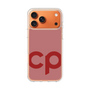 スリムプロテクションケース［ オリジナル - CASEPLAYイニシャル - レッド ］